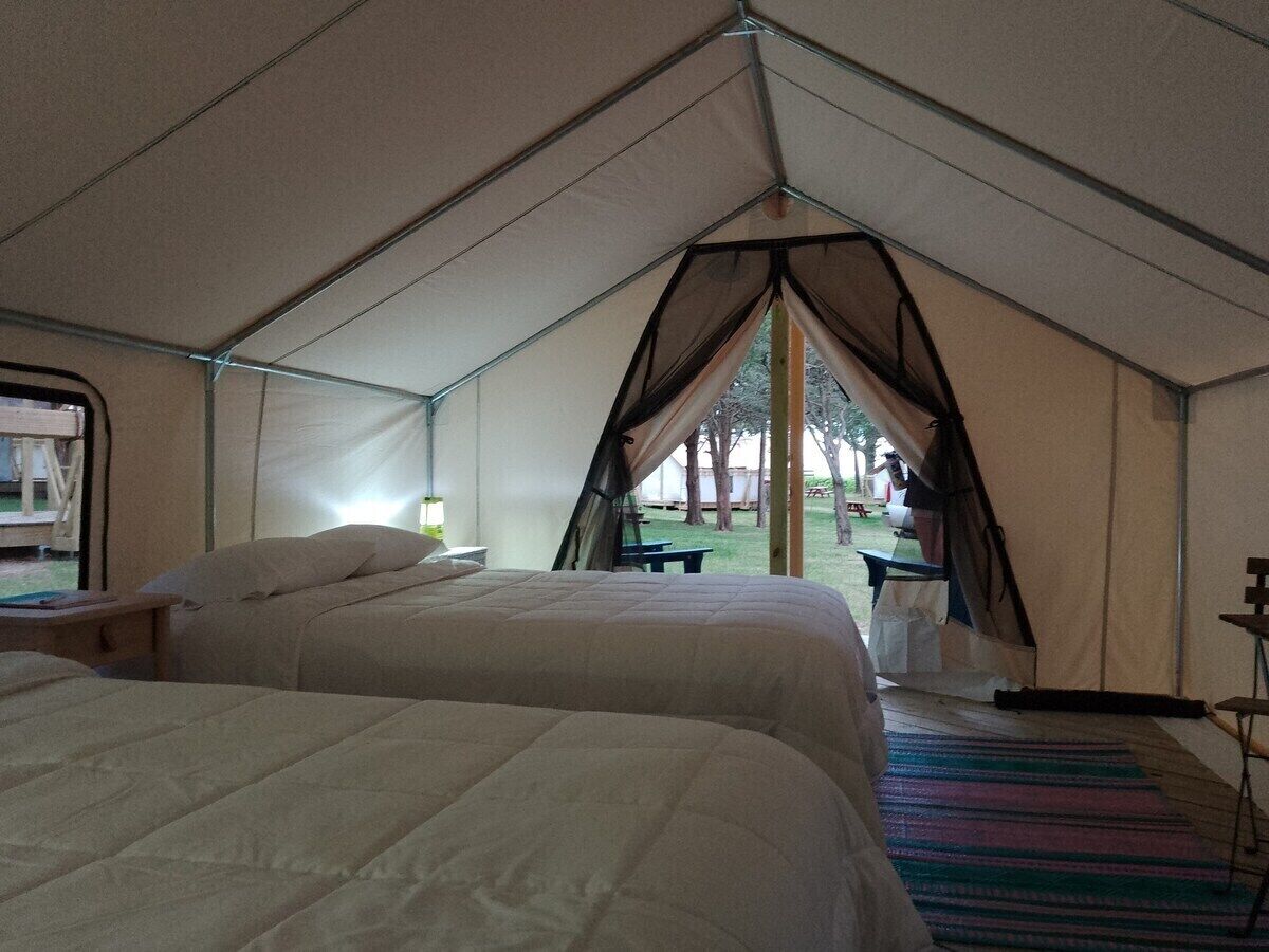 1 habitación y ropa de cama 