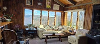 The House on the Hill, looking over the beautiful green mountains of Vermont. 