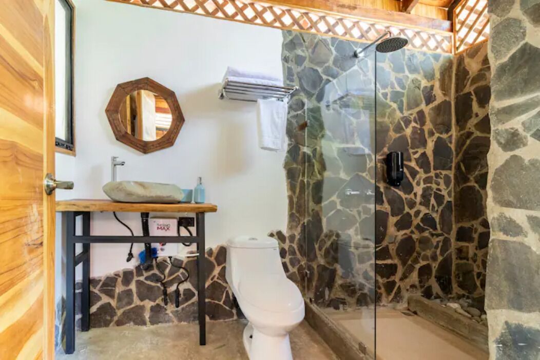 Towels, soap, toilet paper
