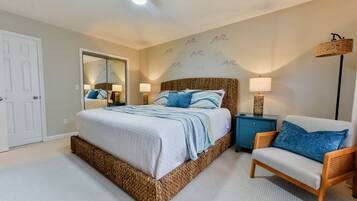 2 bedrooms, iron/ironing board, free WiFi, bed sheets