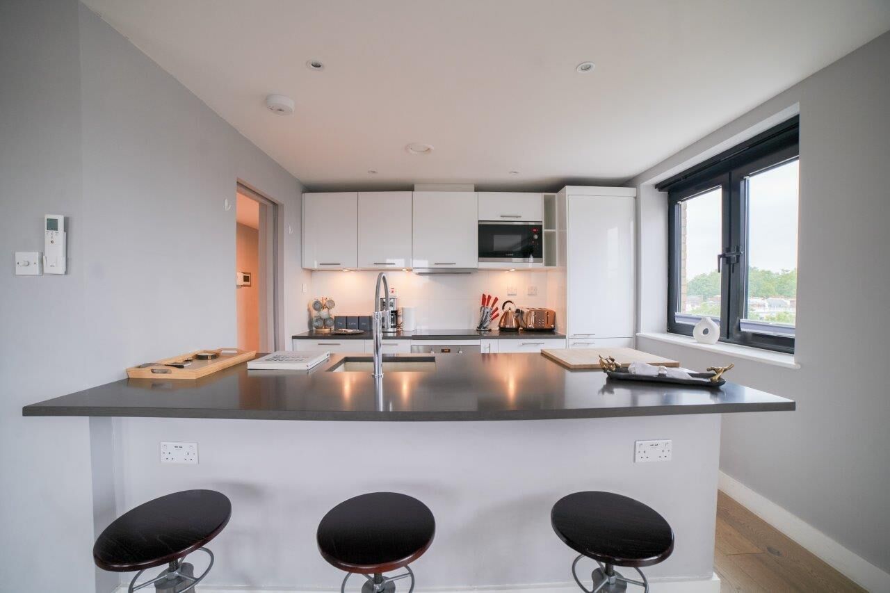 Microwave, oven, dishwasher, cookware/dishes/utensils