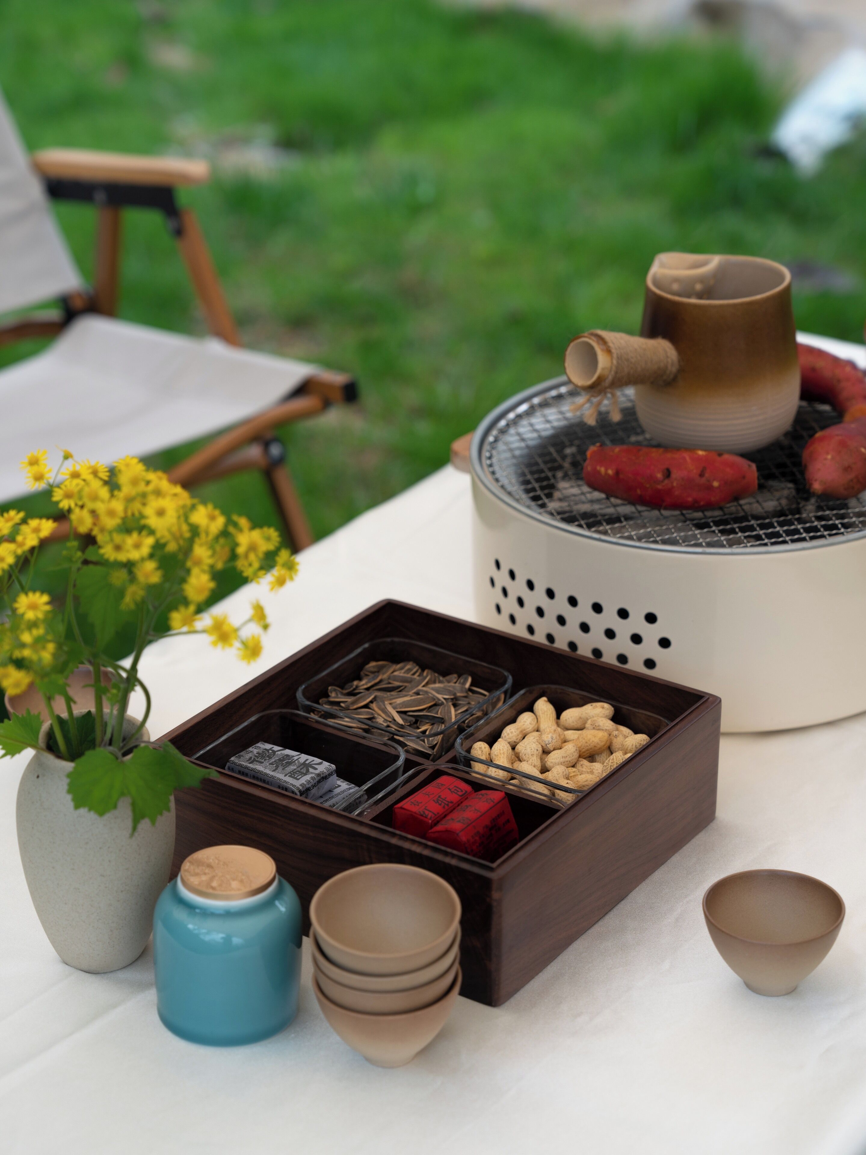 Opções para refeição ao ar livre