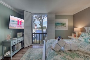 1 bedroom, desk, iron/ironing board, free WiFi - MyStay at 1029 Caravel Ct | Harbour Town Villa with Lighthouse Views and Pool! (Hilton Head Island)