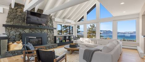 Älytelevisio, takka