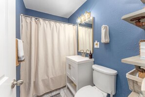 Hair dryer, towels