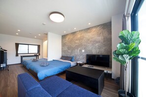 Comfort-lejlighed - hawaiiansk terrasse - byudsigt | Gratis Wi-Fi