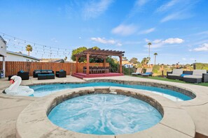 Pool - New! Spacious 5BD Home with Games, Pool & Hot Tub! (San Diego)