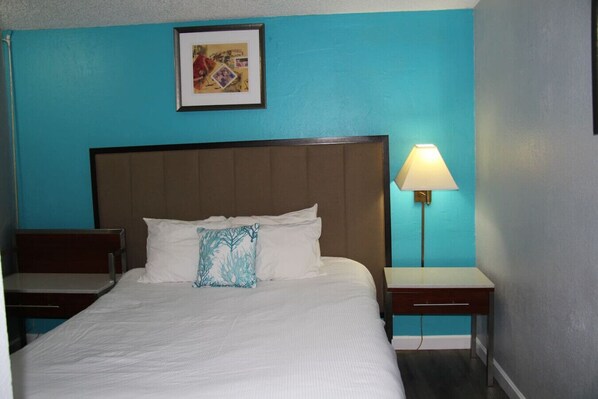 1 makuuhuone, työpöytä, Wi-Fi, vuodevaatteet