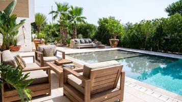 Una piscina riscaldata