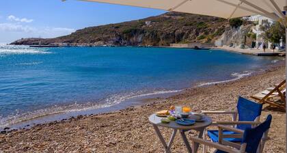 Appartement 'Echinousa Kimolos Maisonette no4' avec vue mer, Wi-Fi et climatisation