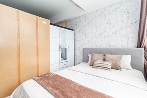 1 bedroom, WiFi, bed sheets, wheelchair access