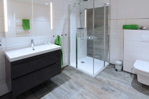 Shower, hair dryer - Beach oasis Comfortable holiday residence (Norddeich)
