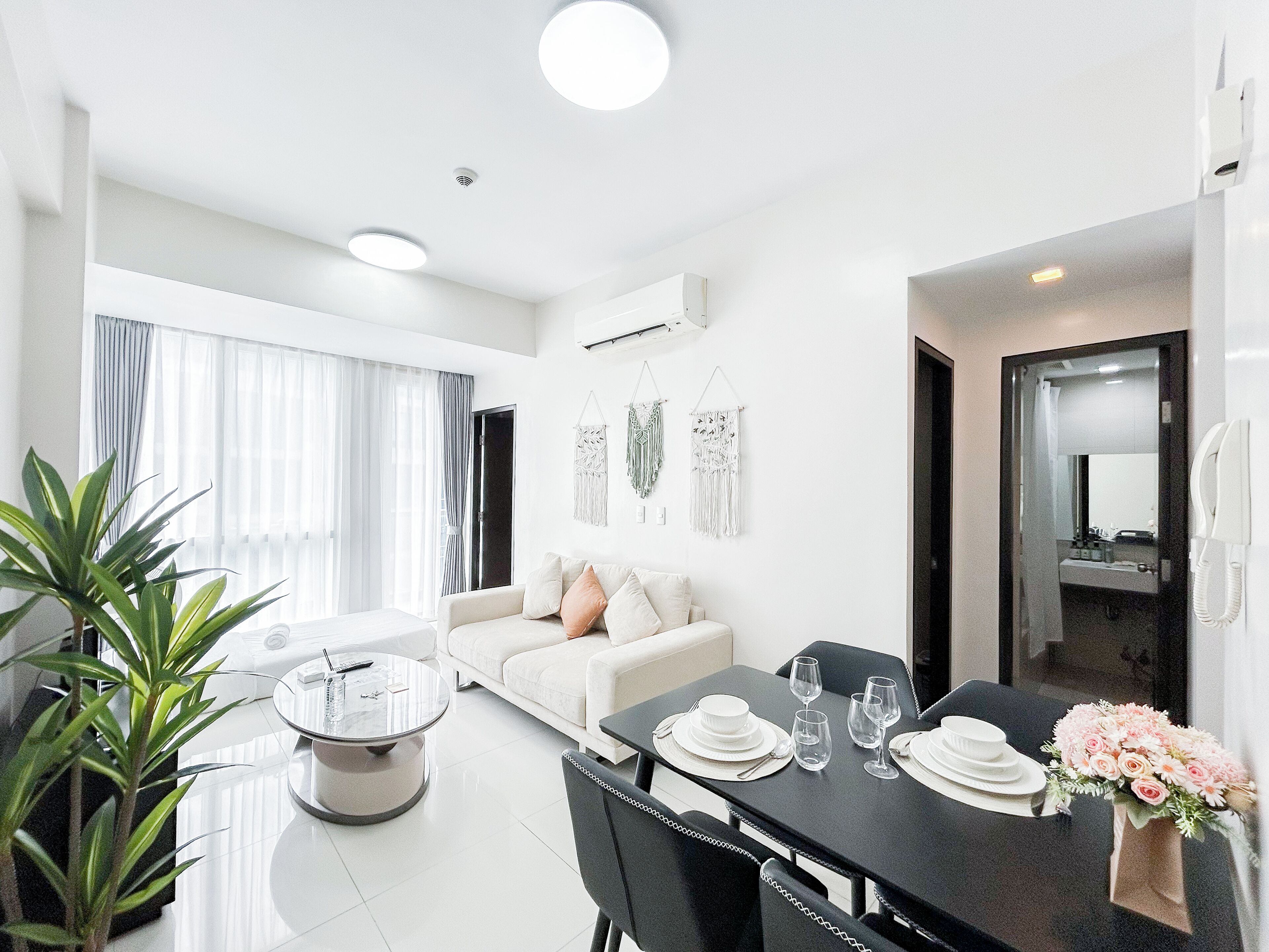 Bloc d'apartaments estàndard, vistes al mar | Sala d'estar