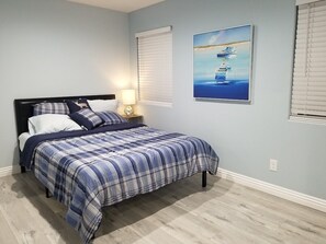 3 bedrooms, iron/ironing board, travel cot, WiFi