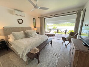 2 bedrooms, iron/ironing board, travel cot, WiFi