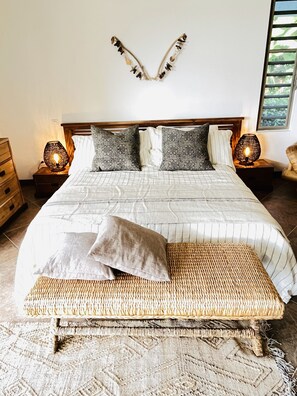 2 bedrooms, iron/ironing board, travel crib, WiFi