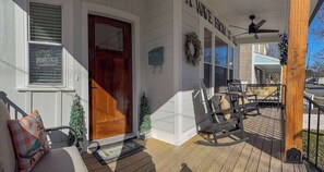 Terrace/patio - Amenities in this walk to Beach, New 3bed/3.5bath (Cape Charles)