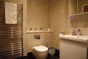 Hair dryer, towels