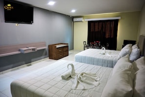 Comfort Quadruple Room, Balcony, Pool View