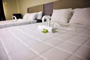 Caja de seguridad en la habitación y cortinas blackout 