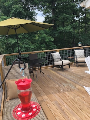 Terrace/patio - Charming 2-bedroom house in quiet small town near Nashville (Ashland City)