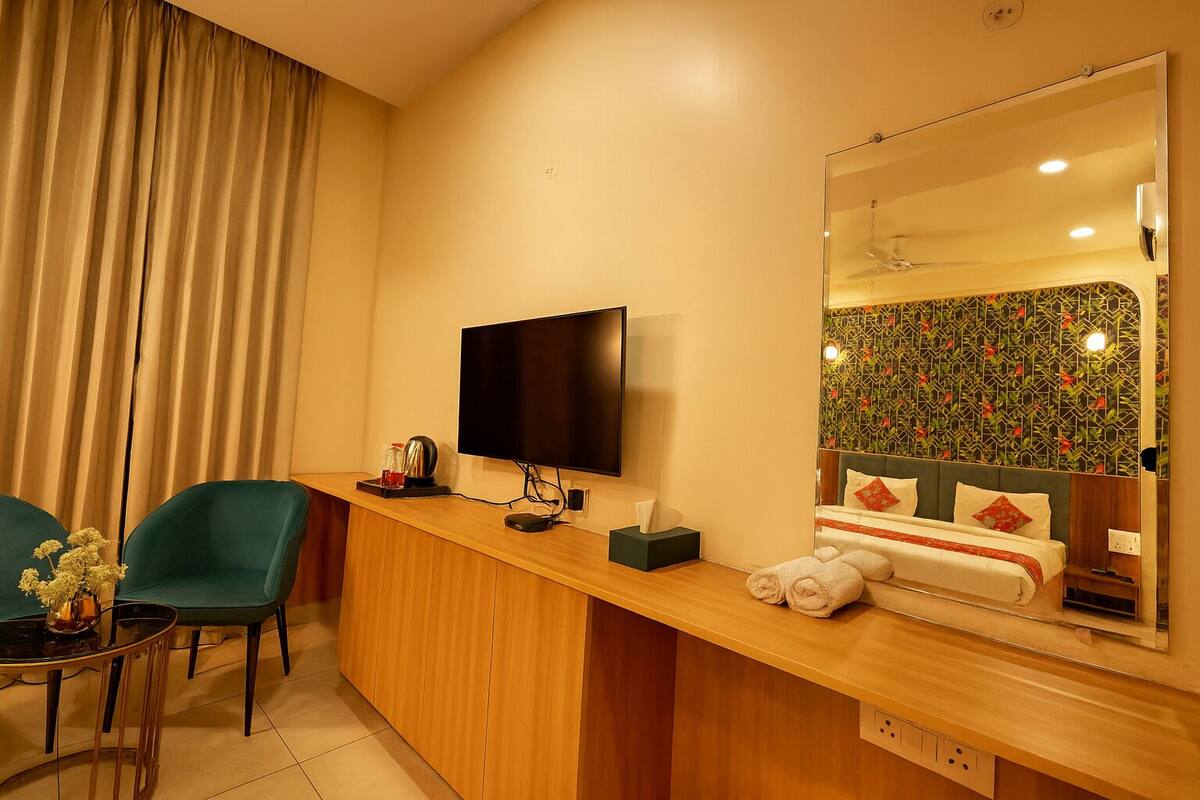 디럭스 더블룸 | 책상, 노트북 작업 공간, 방음 설비, 무료 WiFi