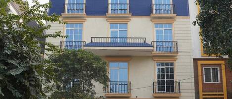 Fassade der Unterkunft