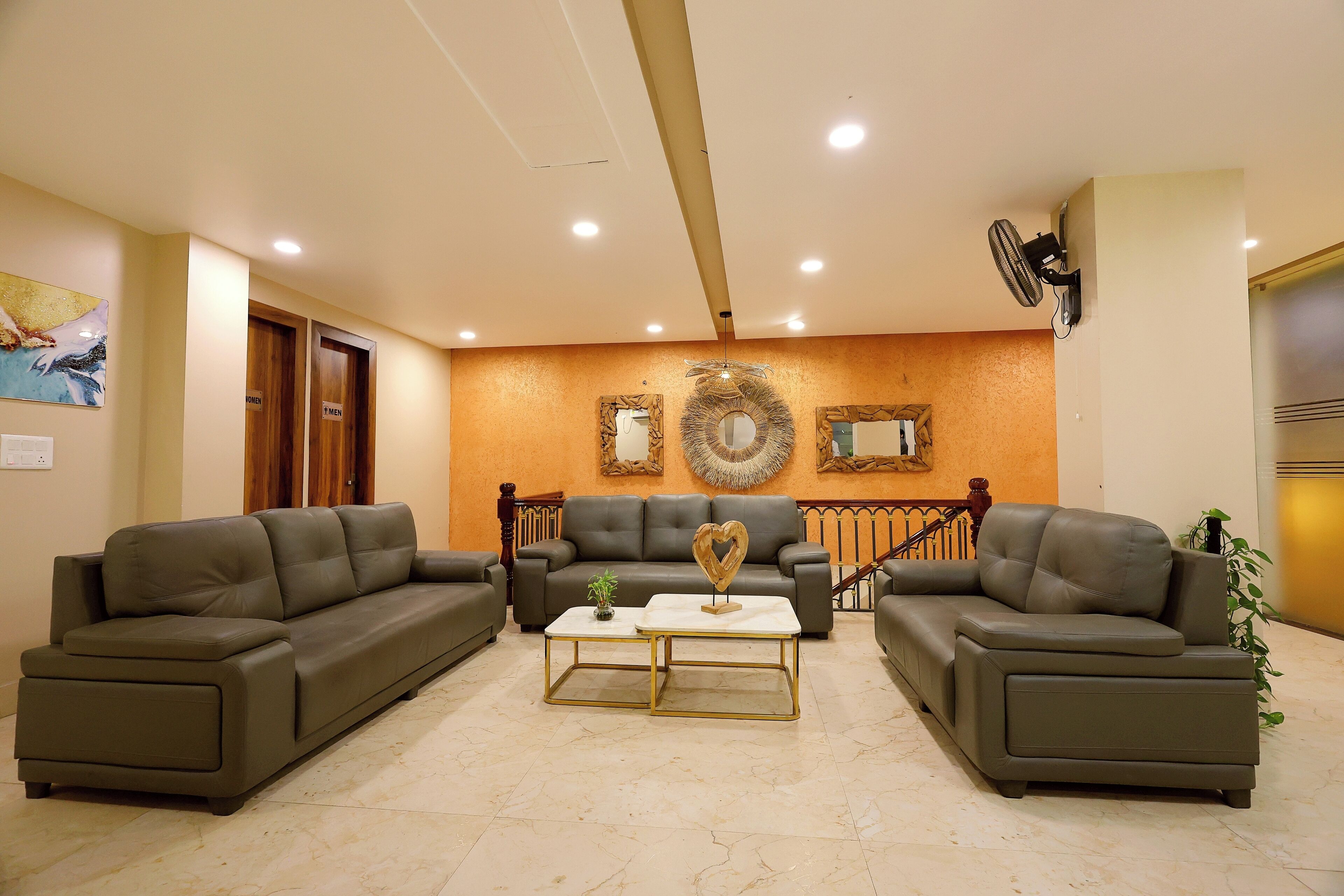 Sala de estar en el lobby