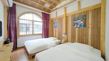 Individually decorated, blackout curtains, free WiFi