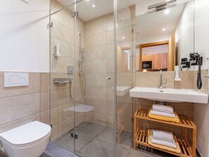 Een douche, een haardroger