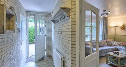 Cosy home with bubble bath and outdoor fireplace