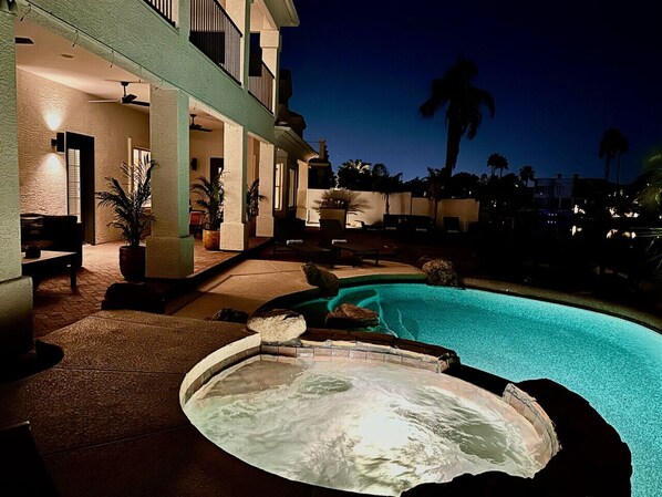Una piscina climatizada