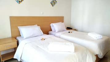 Classic Twin Room, Balcony | Desk, laptop workspace, iron/ironing board, free WiFi