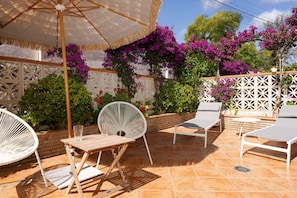 Klassiek appartement, 2 slaapkamers | Terras