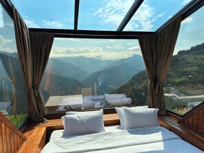 Deluxe Cottage, Balcony, Mountain View | View from room - NIka Hotel and Club (Chanchkhalo)