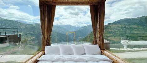 Cabane Classique, balcon | Vue de la chambre