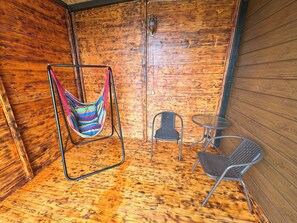 Classic Cabin, Balcony | Terrace/patio