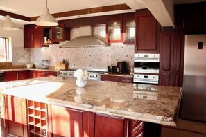 Microwave, oven, stovetop, dishwasher - Regina Francesca Villa. Presidential suite -Regina (Matabeleland North Province)