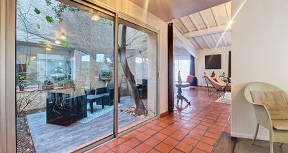 Architect-designed house for rent in Canet-en-Roussillon, 10-minute walk from the beach