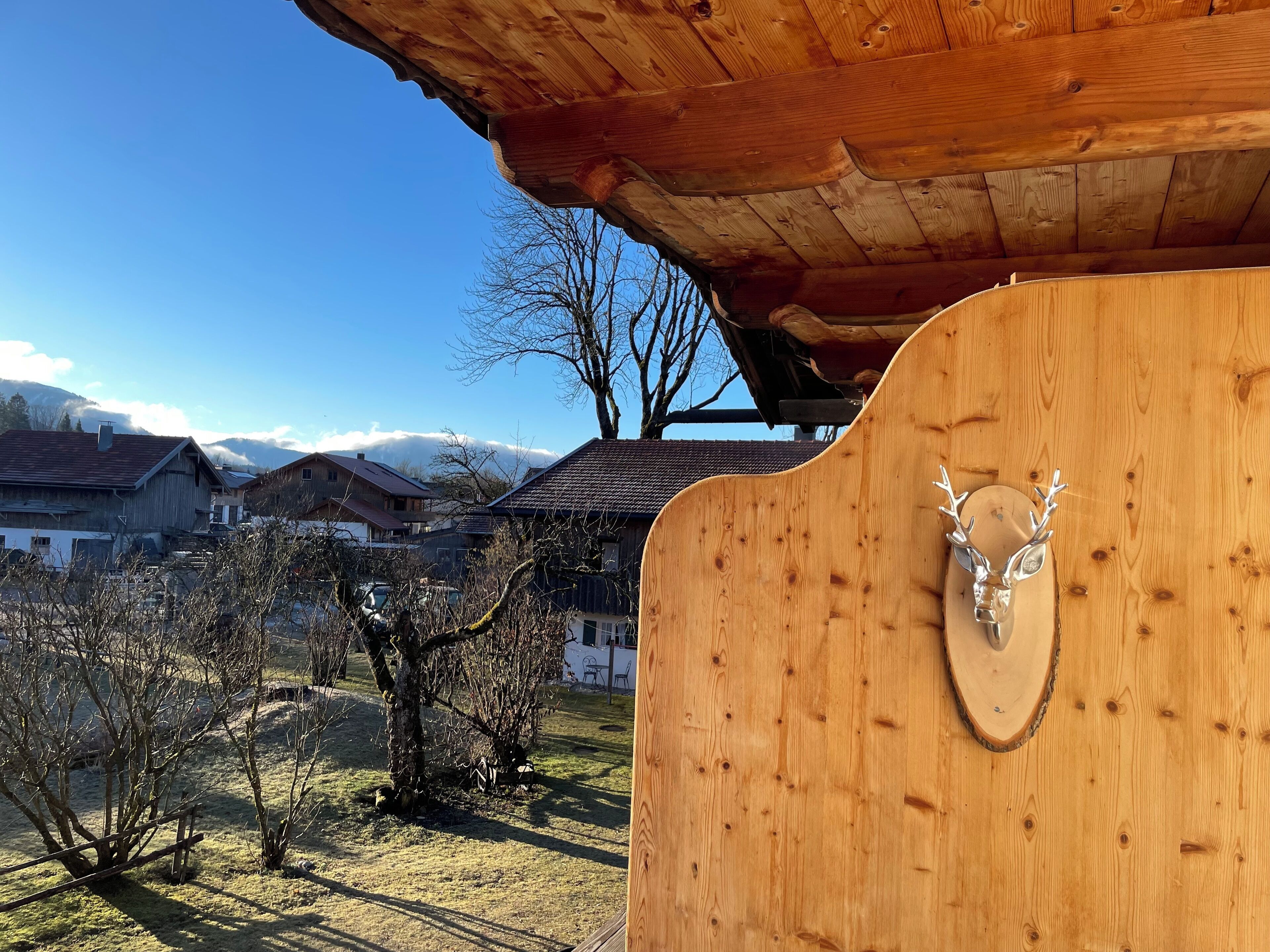 Gartenblick vom Balkon