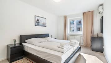 2 Schlafzimmer, kostenloses WLAN, Bettwäsche