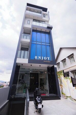 Façade de l’hébergement