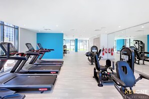 Gym - Modern Elegance Studio in Azizi Riviera (Dubai)