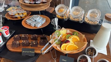 Daily buffet breakfast (EUR 12.50 per person)