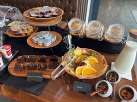 Daily buffet breakfast (EUR 12.50 per person)