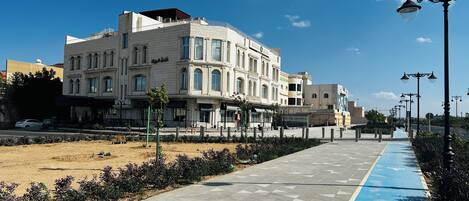 Voorkant van accommodatie