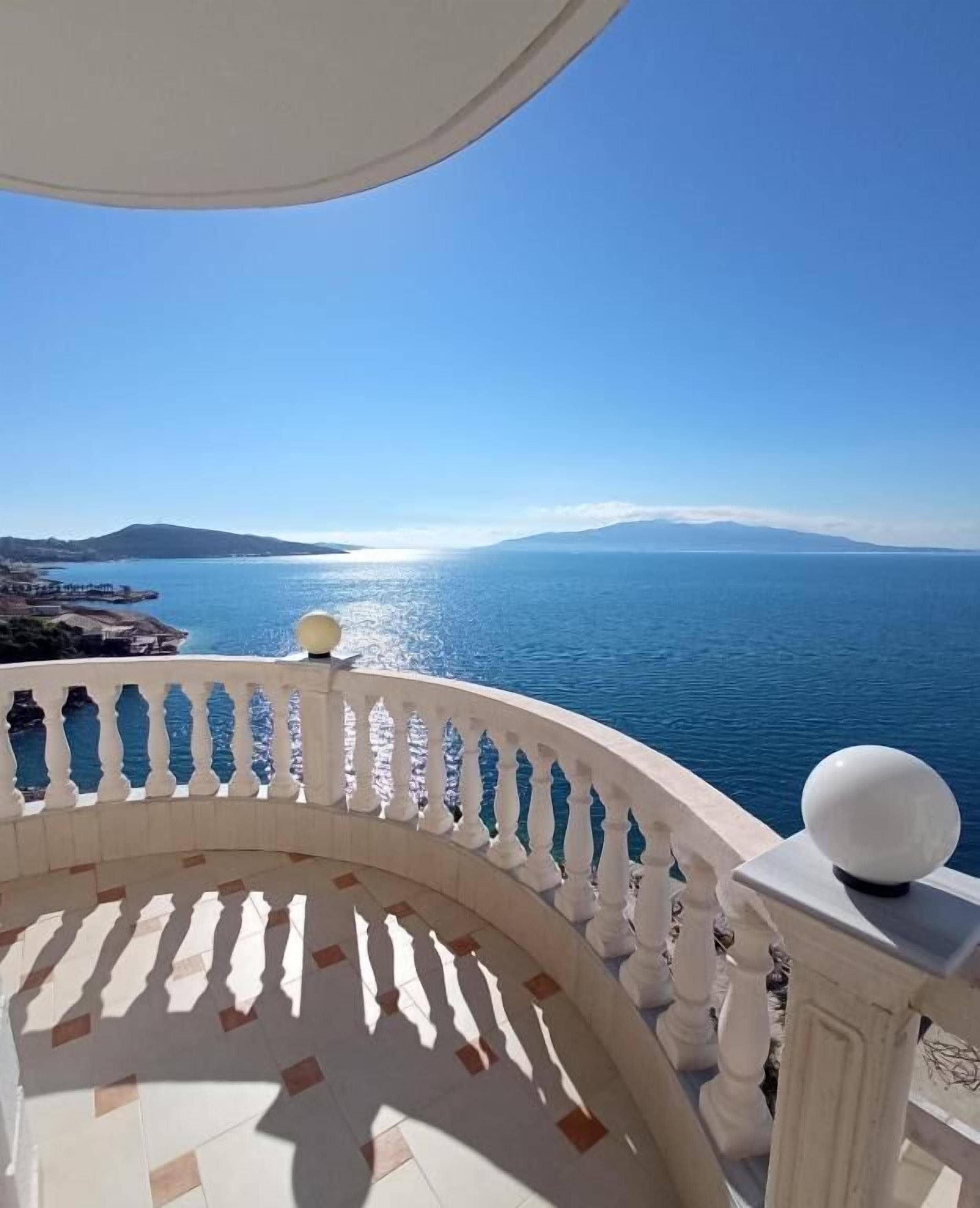 Standardzimmer, Balkon, Meerblick | Blick vom Balkon