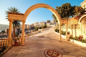 Façana frontal de l'allotjament