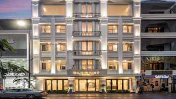 Voorkant van accommodatie