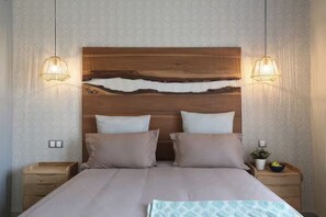 1 bedroom, iron/ironing board, WiFi, bed sheets - New! 3* seafront apartment with bay window (Agadir)